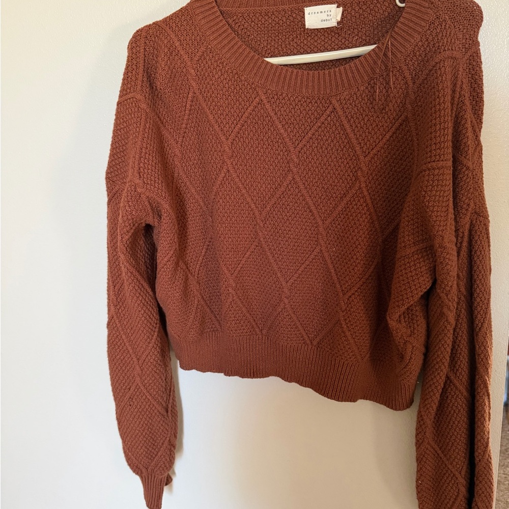 Dry Goods Rust Crew Neck Sweater